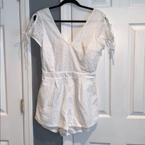 Eyelet Romper
